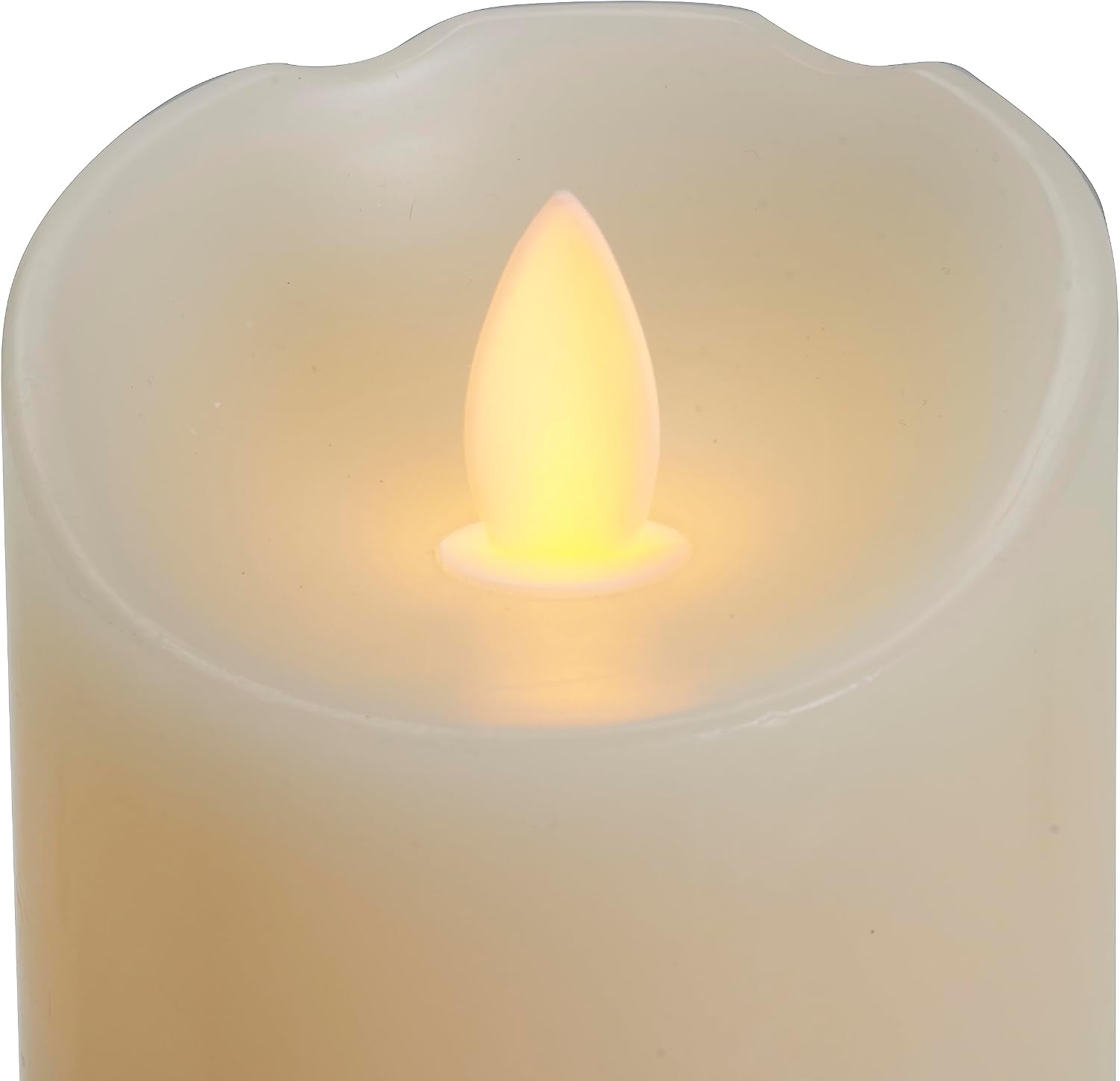 Mikasa Realistic Wax Flameless Candles, LED Candles with Remote, Exquisite White Battery Candles for Wedding, Christmas Decorations, and Everyday, Set of 5
