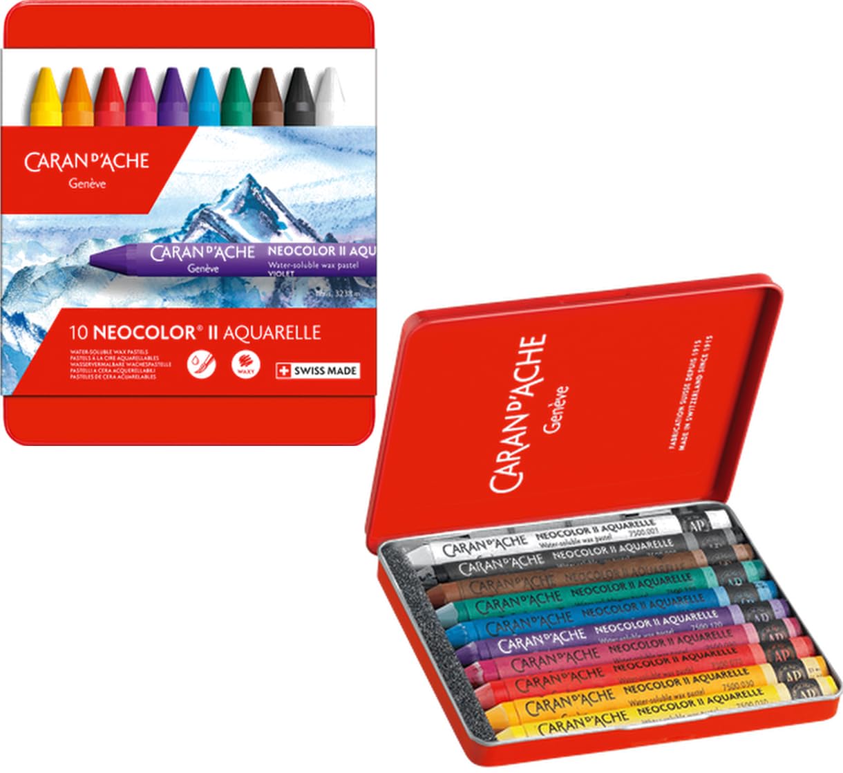 Amazon.co.jp: Caran d'Ache Classic Neocolor II Water-Soluble