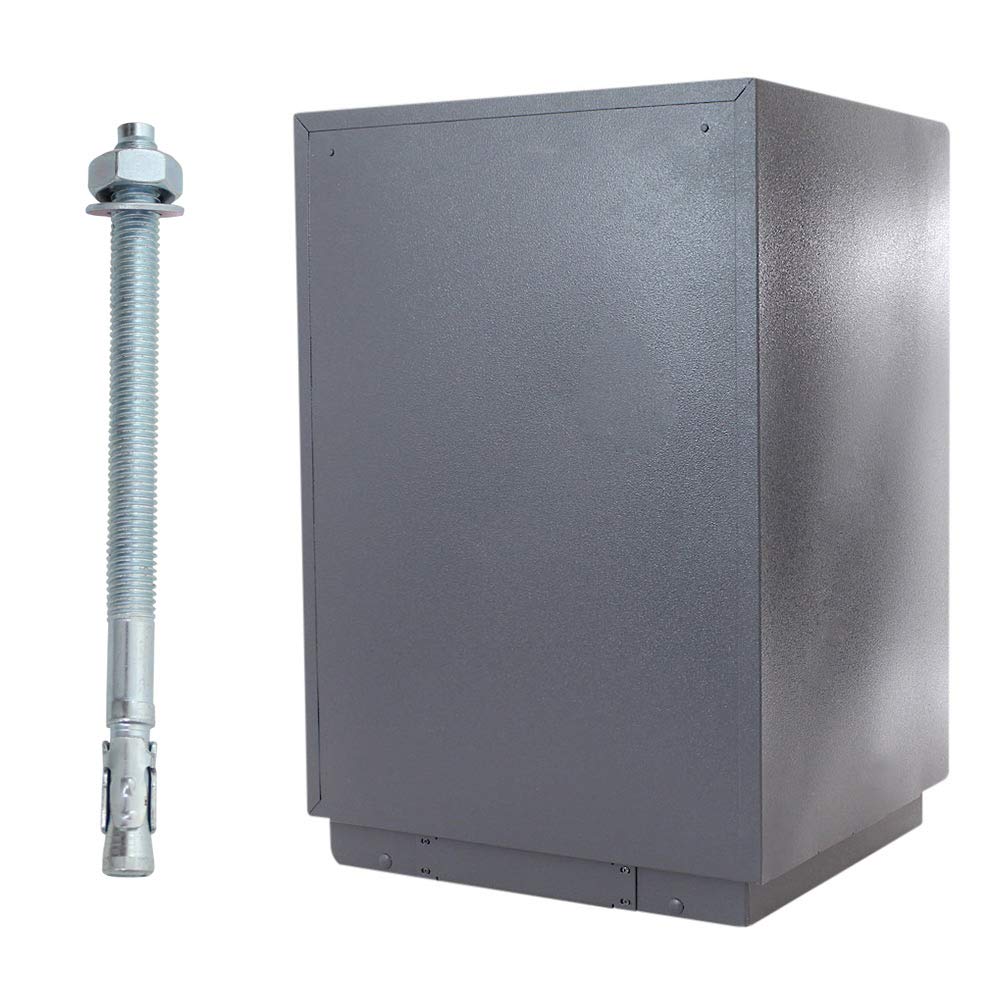 Coffre-fort ignifuge Rottner Simon 65 Anthracite Serrure électronique H x L x P 715x485x475 mm Coffre-fort à serrure intérieure 1 étagère Protection ignifuge de 60 minutes Kit de fixation