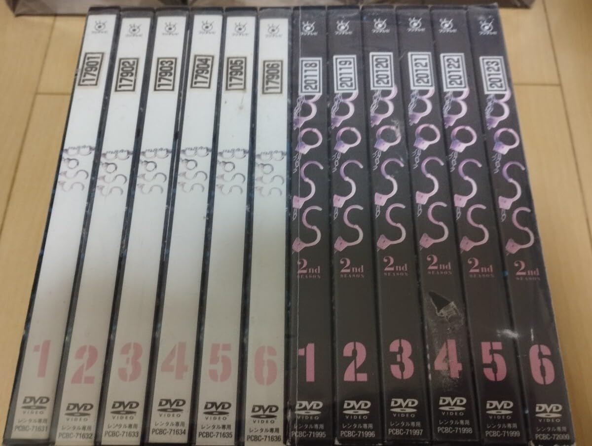 Amazon.co.jp: DVD：BOSS 1st全6巻+2nd全6巻 レンタル版 天海祐希