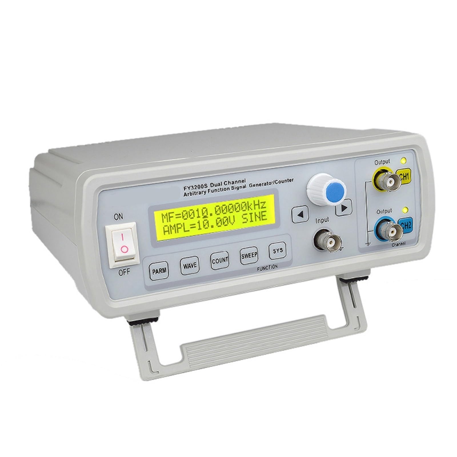 Signalgenerator, Digitaler DDS-Funktionsgenerator, Zweikanal, 12 Bit, 250 MSa/s, Sinuswelle, 24 MHz, Beliebige Wellenform/Pulsfrequenzsignal für den Test elektronischer