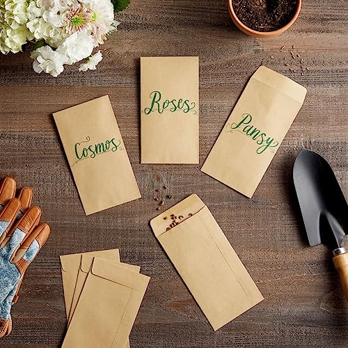 image for Juvale Money Envelopes for Cash 100 Pack #7 Small Brown - 3.5 x 6.5 in