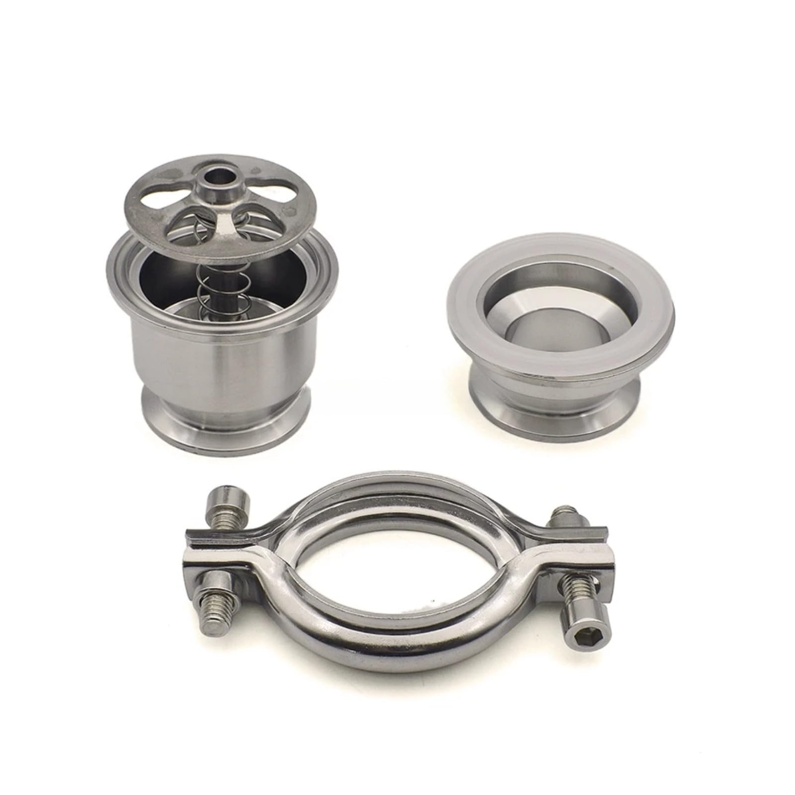 1 pcs Válvula de retención sanitaria Tri-Clamp 102mm Férula 119mm