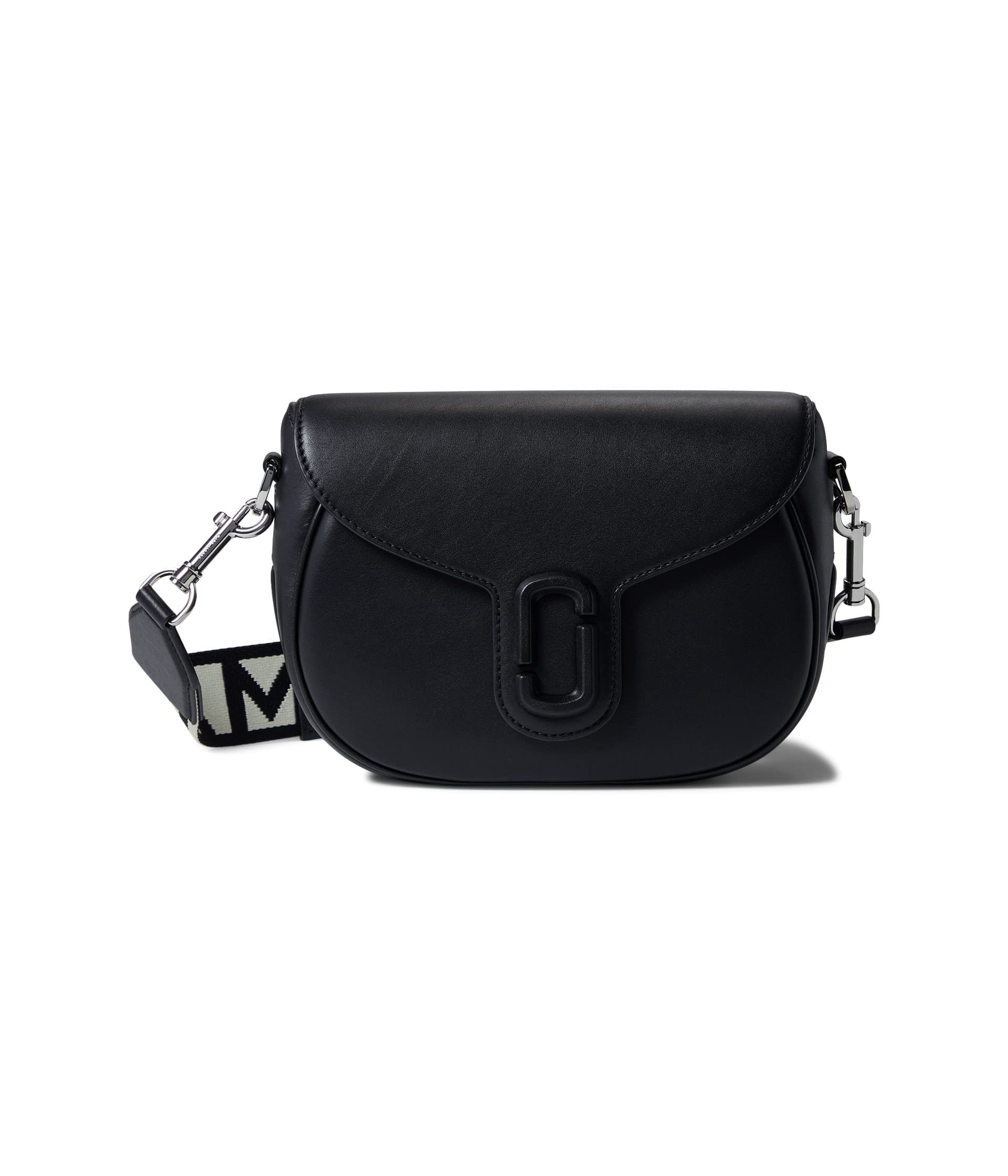 MARC JACOBS Women's The Large Saddle Bag, Black, 1x1x1