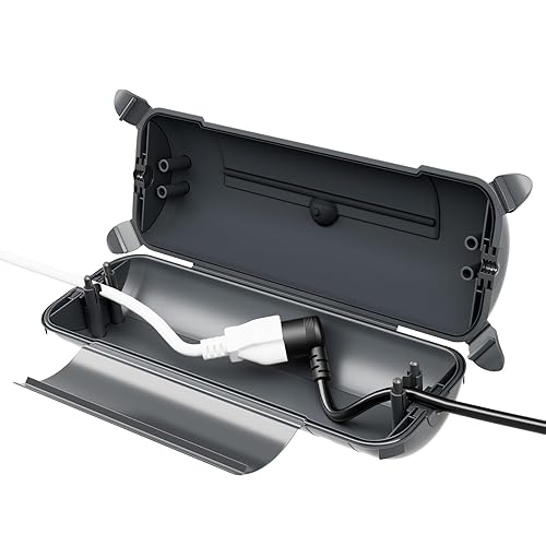 Miniatura 8 de Restmo, paquete de 2 cajas de conexión impermeables IP44 para exteriores, cubierta de cable de extensión eléctrica resistente a la intemperie,