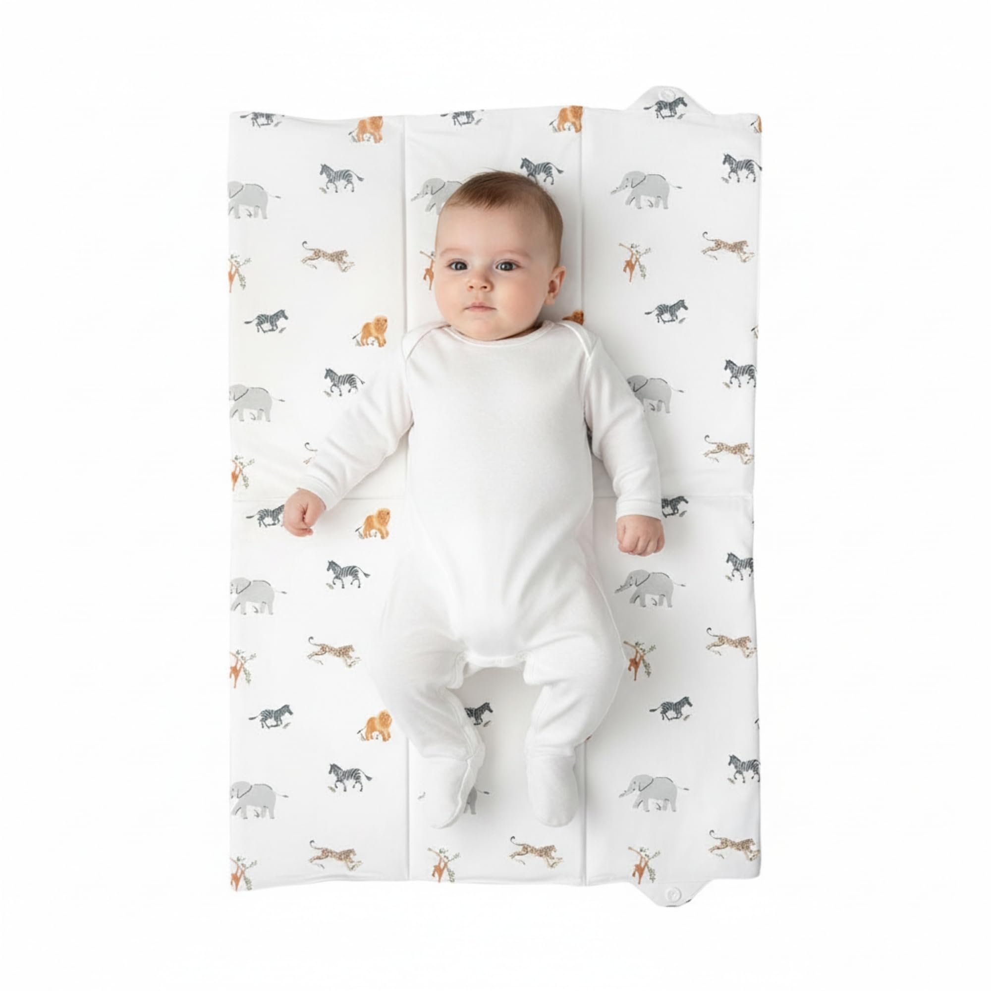 Clair De Lune  Newborn Jungle Dream Foldable Changing Mat - Safari Print