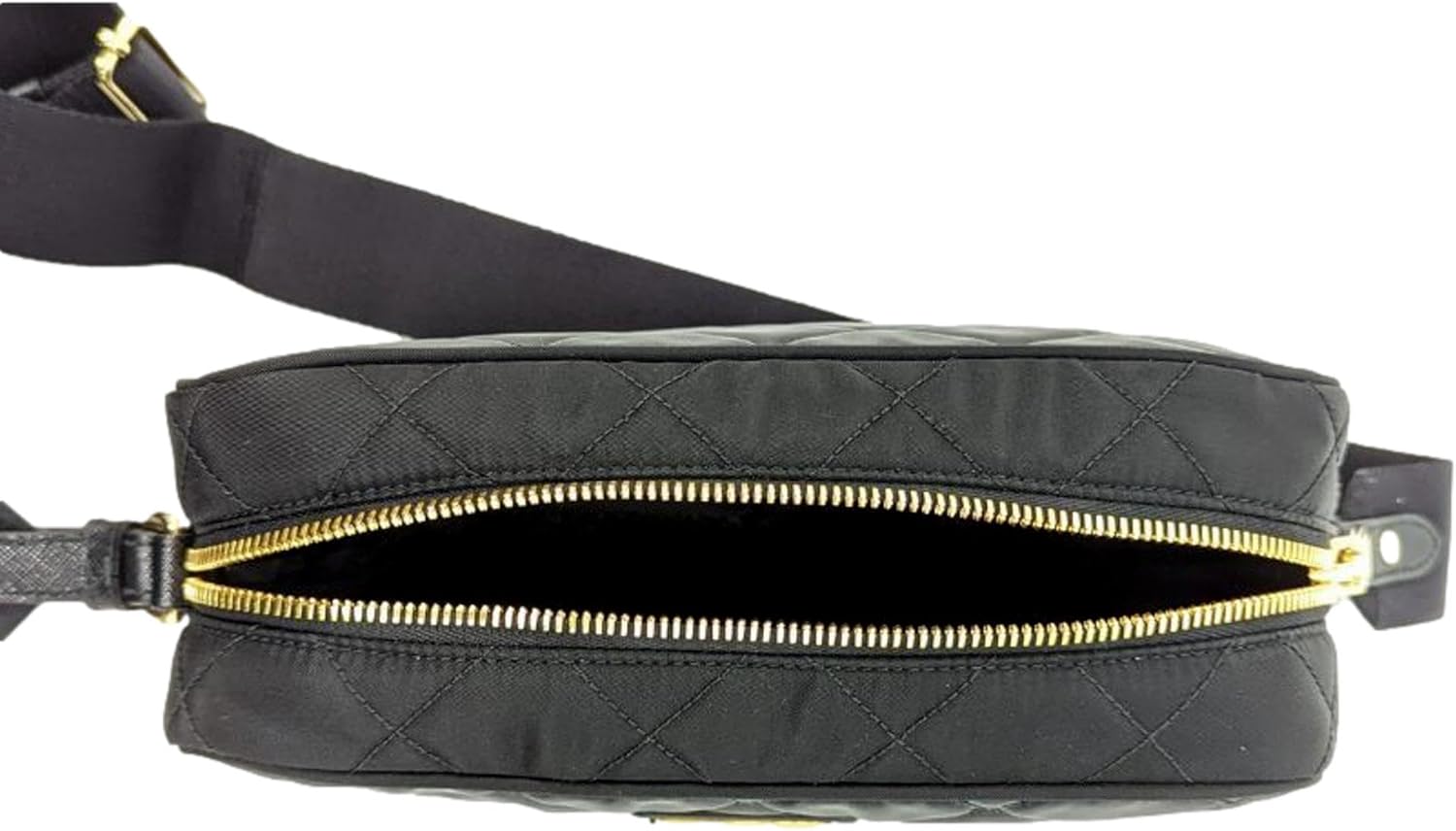 Prada Womens Tessuto Nylon Black Camera Bag Crossbody 1BH089 - Image 7
