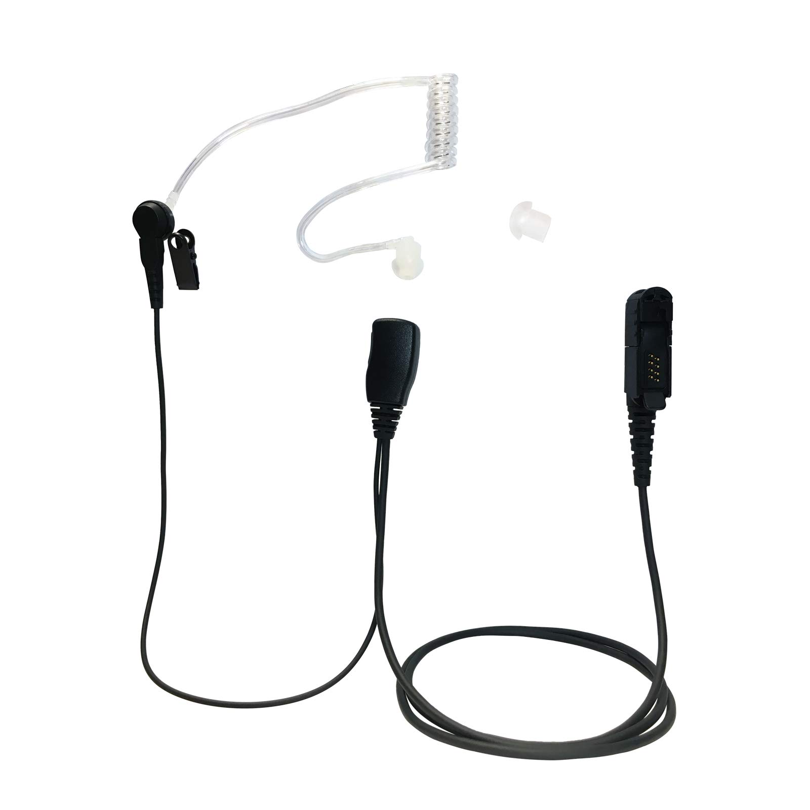ProMaxPower 2-Way Radio FBI Police Surveillance Clear Tube Earpiece for Motorola DEP550 MTP3550 XPR3300e XiR-E8606-image-7