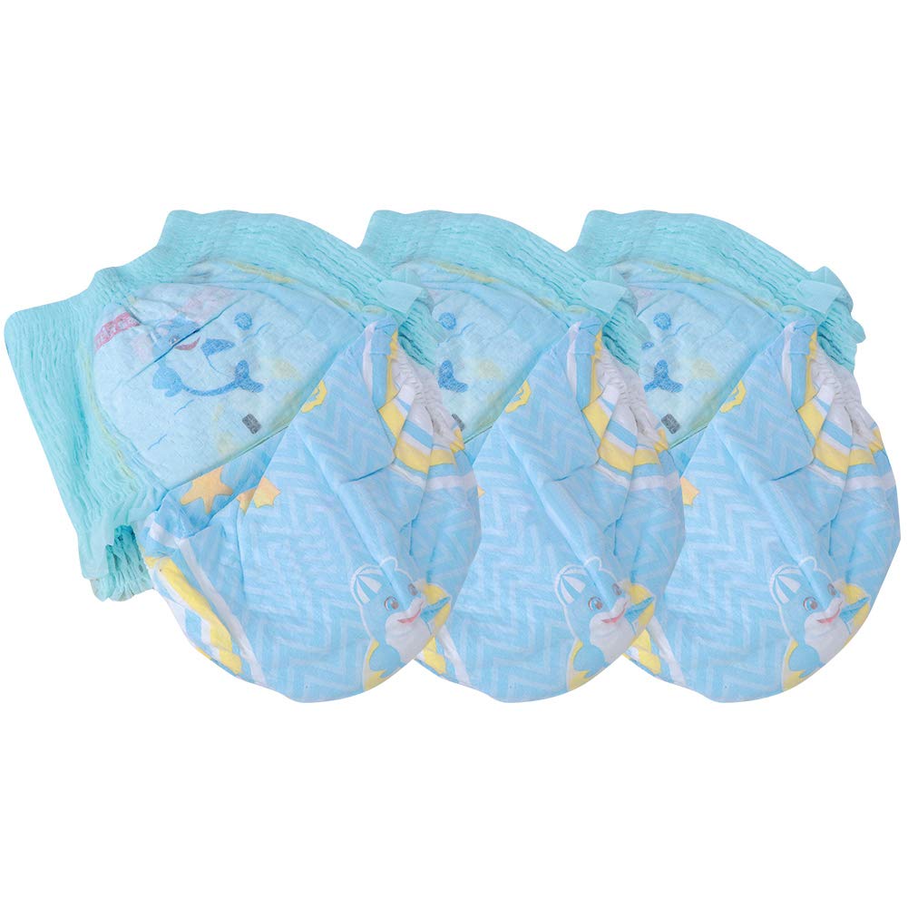 ViaGasaFamido 3PCS Wielokrotnego Użytku Pieluch Pływacki dla Niemowląt Pieluszki Pływające Pieluchy do Mycia Basen Pieluchy dla Chłopców i Dziewcząt (9-14kg)