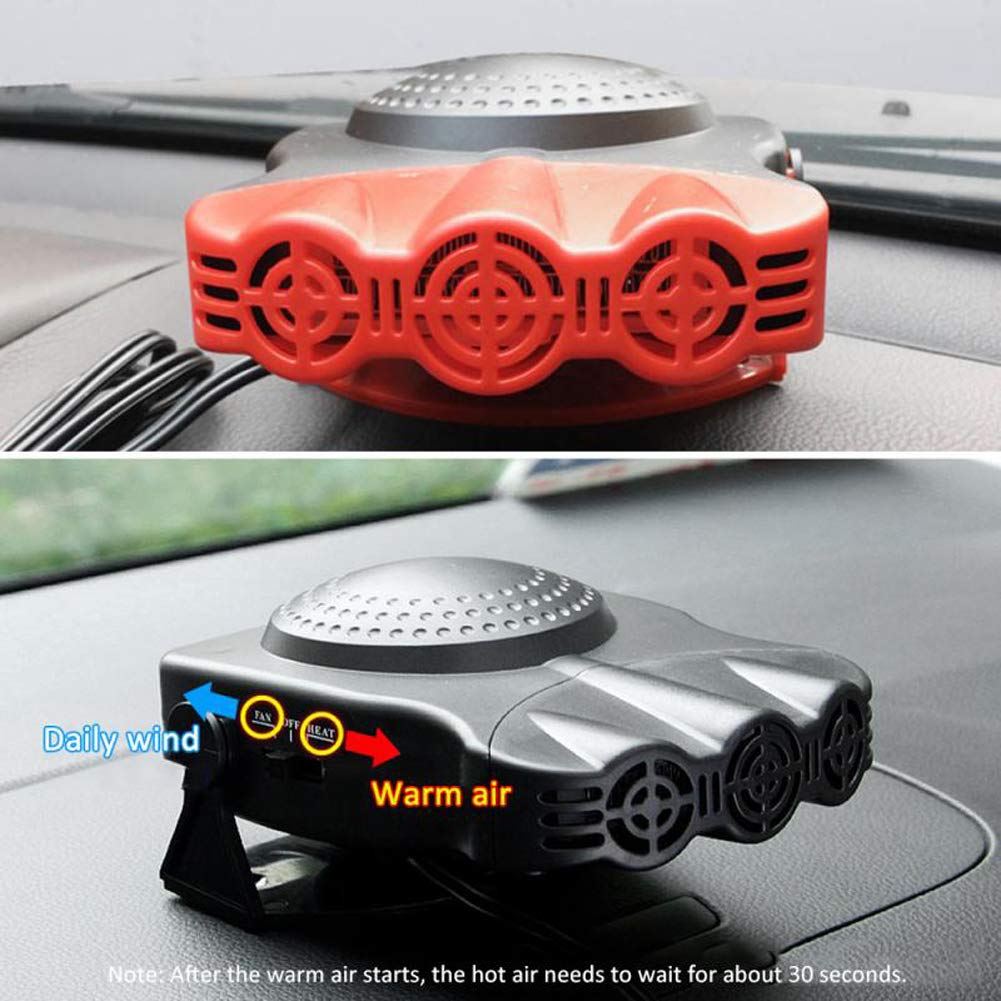 Chauffage de voiture 12 V 120 W 2 vitesses Ventilateur de