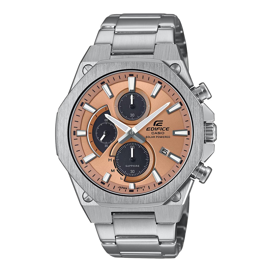 Casio Edifice EFS-S570D-5AUDF Analog Orange Dial Men (ED644
