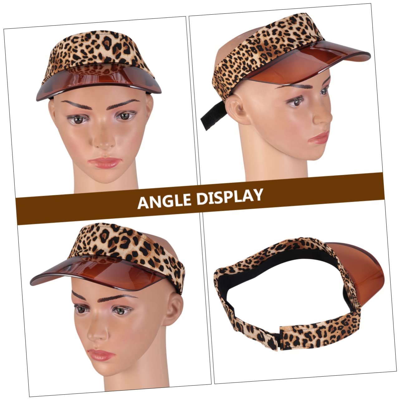 SHERCHPRY 2 Pcs Leopard Print Cap Girl South