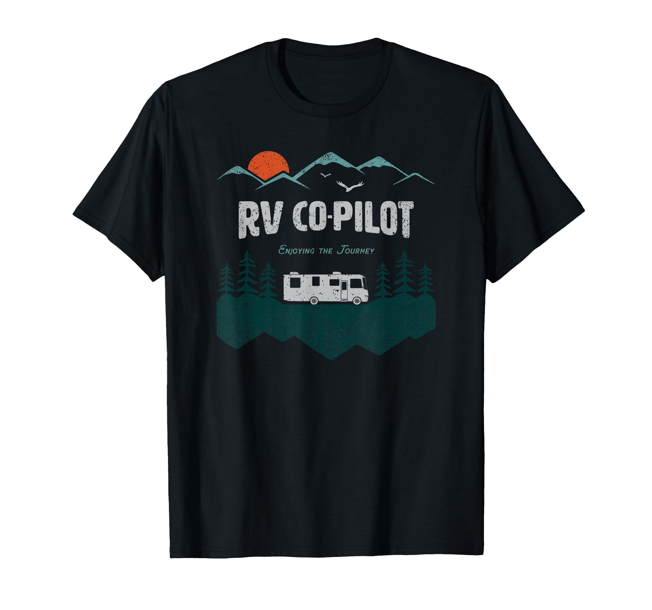 RV Co-Pilot Camping Motorhome Travel Vacation Gift T-Shirt