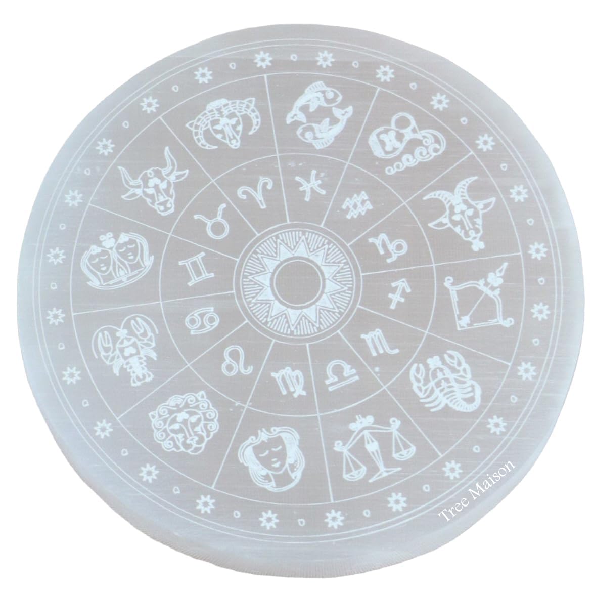 Selenite Charging Plate for Crystals | 3 Inch Approx | Purify & Amplify Energy | Crystal Cleansing & Recharging | Boosts Clarity & Intuition | Spiritual Gifts for Healing-image-27