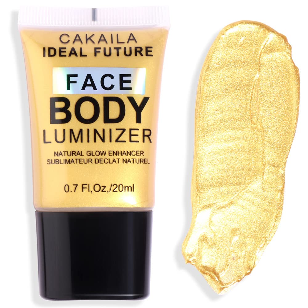 GL-TurelifesFace Glow Liquid Illuminator, Body Natural Glow Enhancer Luminizer Bronzer Smooth Shine Shimmer Liquid Foundation Liquid Highlighter Makeup (03)