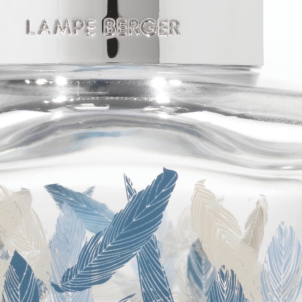 Lampe Berger - Cofanetto GLACON PIUMA con 250ml Caresse de Coton