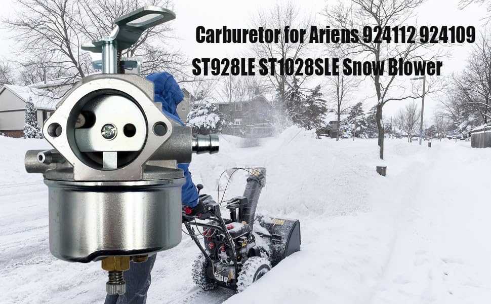 IBVIBV Carburetor Compatible with Ariens 924112 924109 ST928LE ST1028SLE Snow Blower Replacement Carb