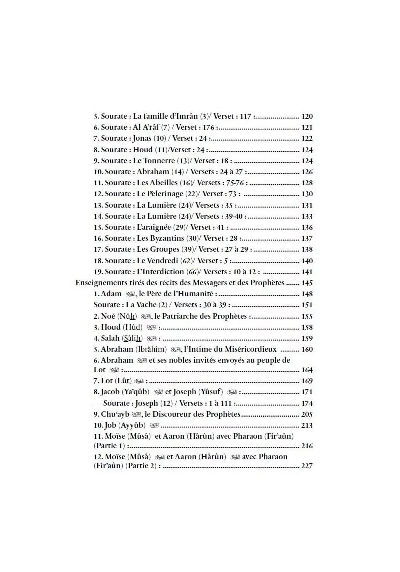 LE RECUEIL BENEFIQUE DES ENSEIGNEMENTS CORANIQUES