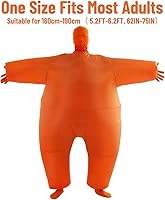 Vista 18 de YEAHBBER Disfraz inflable para adultos, disfraces inflables para adultos, tamaño de adulto, trajes inflables para el cuerpo, pantalones, 14 x 3 x 12