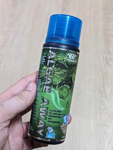 Miniatura 4 de AZOO Tratamiento de algas 4.1fl oz para acuarios de agua dulce y salada disminuyen las algas adhesivas