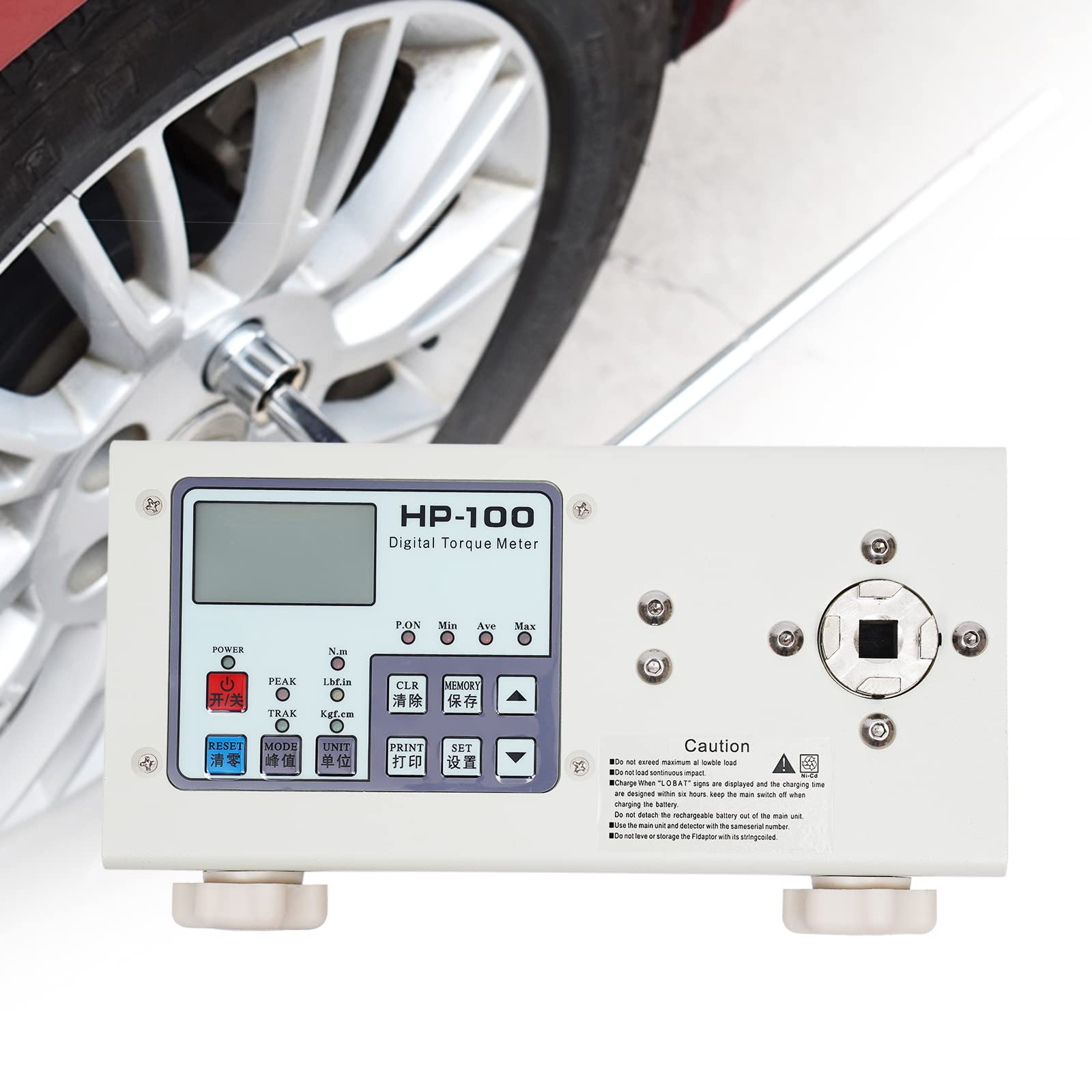 Digitales Drehmomentmessgerät HP-100, Digital Torque Meter Messgerät Digital Display Drehmoment Tester FüR Fahrrad Reparieren