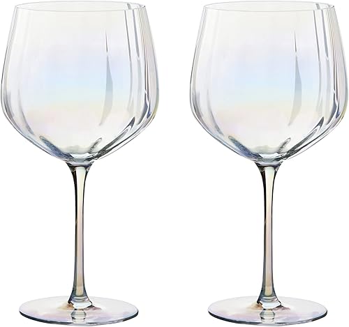 Anton Studio Designs - Copas de ginebra Palazzo - Cristalería hecha a mano - Juego de copas de cóctel - Juego de 2