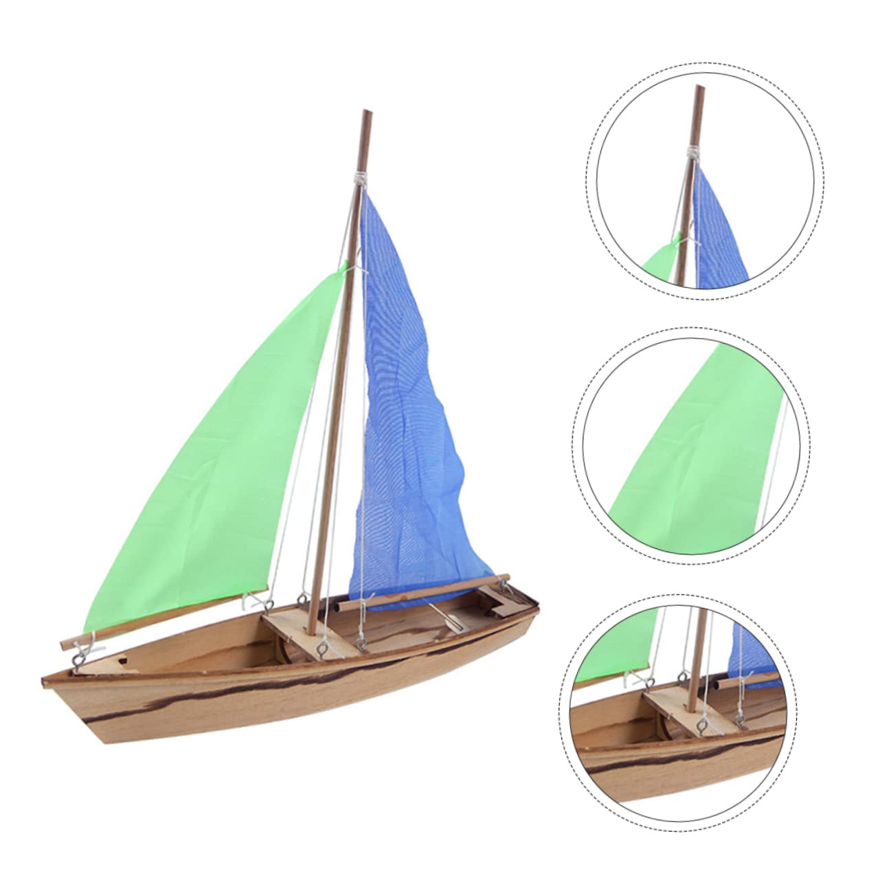 模型 ヨット 木製 インテリア SAILINGSTORY 木製ヨット 模型 船 ヨット 装飾 30インチ