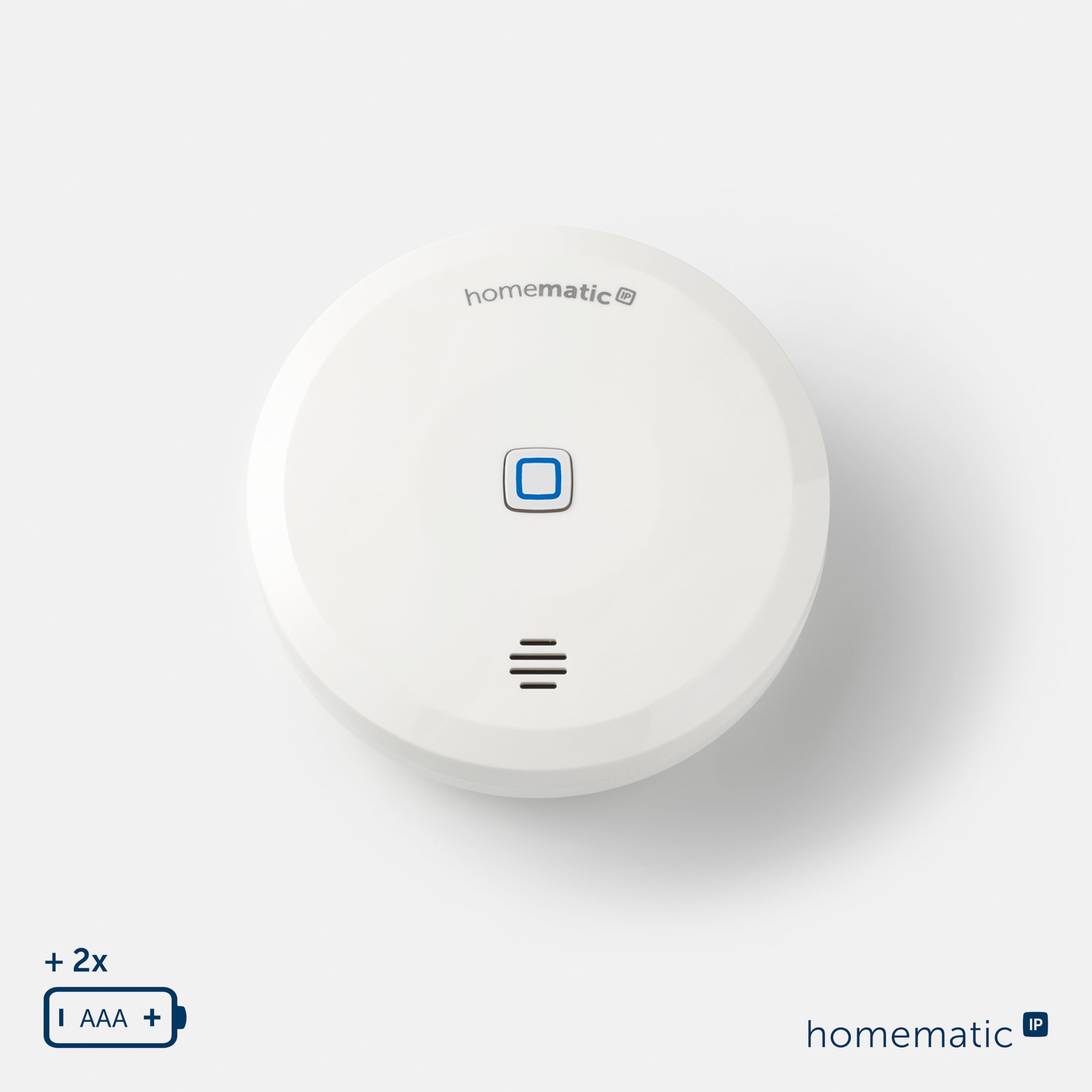 Homematic IP Smart Home Wassersensor, Wassermelder für zuverlässige Alarmierung per Sirene und Push-Benachrichtigung in der Smartphone-App bei Feuchtigkeit und Wasser (Single)
