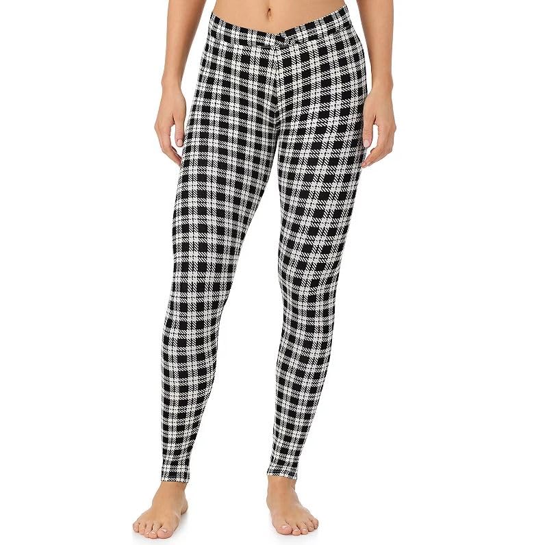 Cuddl Duds Softwear with Stretch Leggings for Women - Soft Lightweight Base Layer Tights - Mid Rise Crossover Waistband