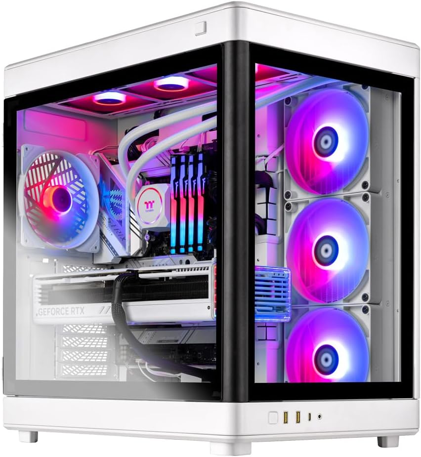 Skytech Gaming Prism Gaming PC, Intel i7 14700K 3.4 GHz, RTX 4090, 2TB NVME Gen4, 64GB DDR5 RAM RGB, 1000W Gold ATX 3.0 PSU Wi-Fi, Win 11 Home, RGB Keyboard and RGB-Mouse Included