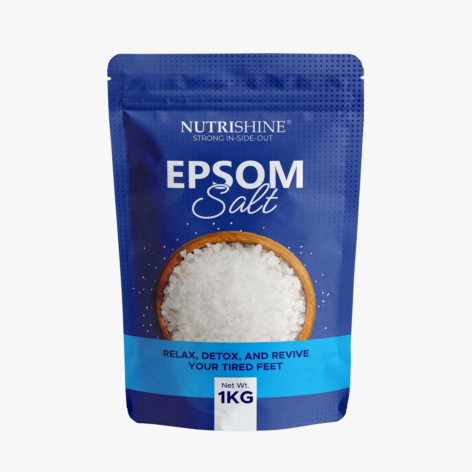 Epsom Salt, 1kg, Natural Magnesium Sulphate, Relaxing Bath Soak for Body Relaxation-picture-26