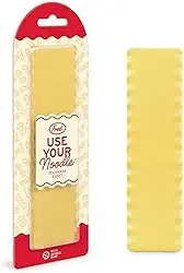 Genuine Fred Use seu marcador de livro de macarrão lasanha de macarrão, silicone fino e flexível, 15 cm de altura, ótimo presente para amantes de livros e massas