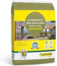 Argamassa Quartzolit Porc. E Psp 20kg Cinza Externa