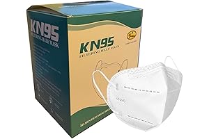 50 Pack Individually Wrapped N95 Approved Non-NIOSH Respirator Mask - 5 Layer Protection GB2626-2019