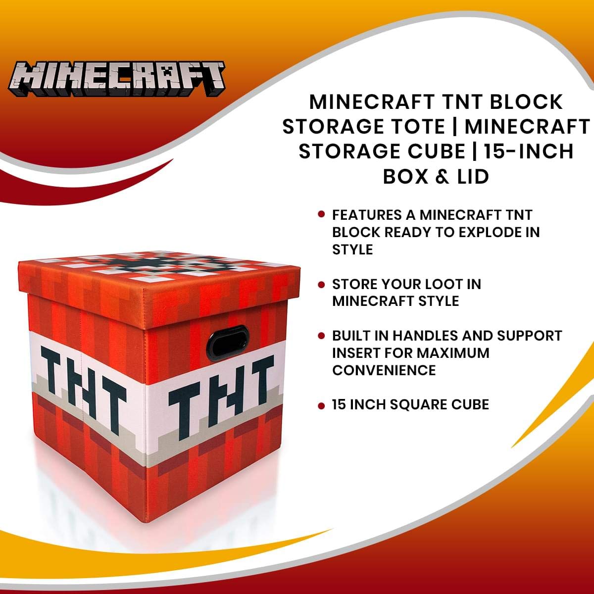 Minecraft TNT Block Storage Cube Organizer Minecraft Storage Cube