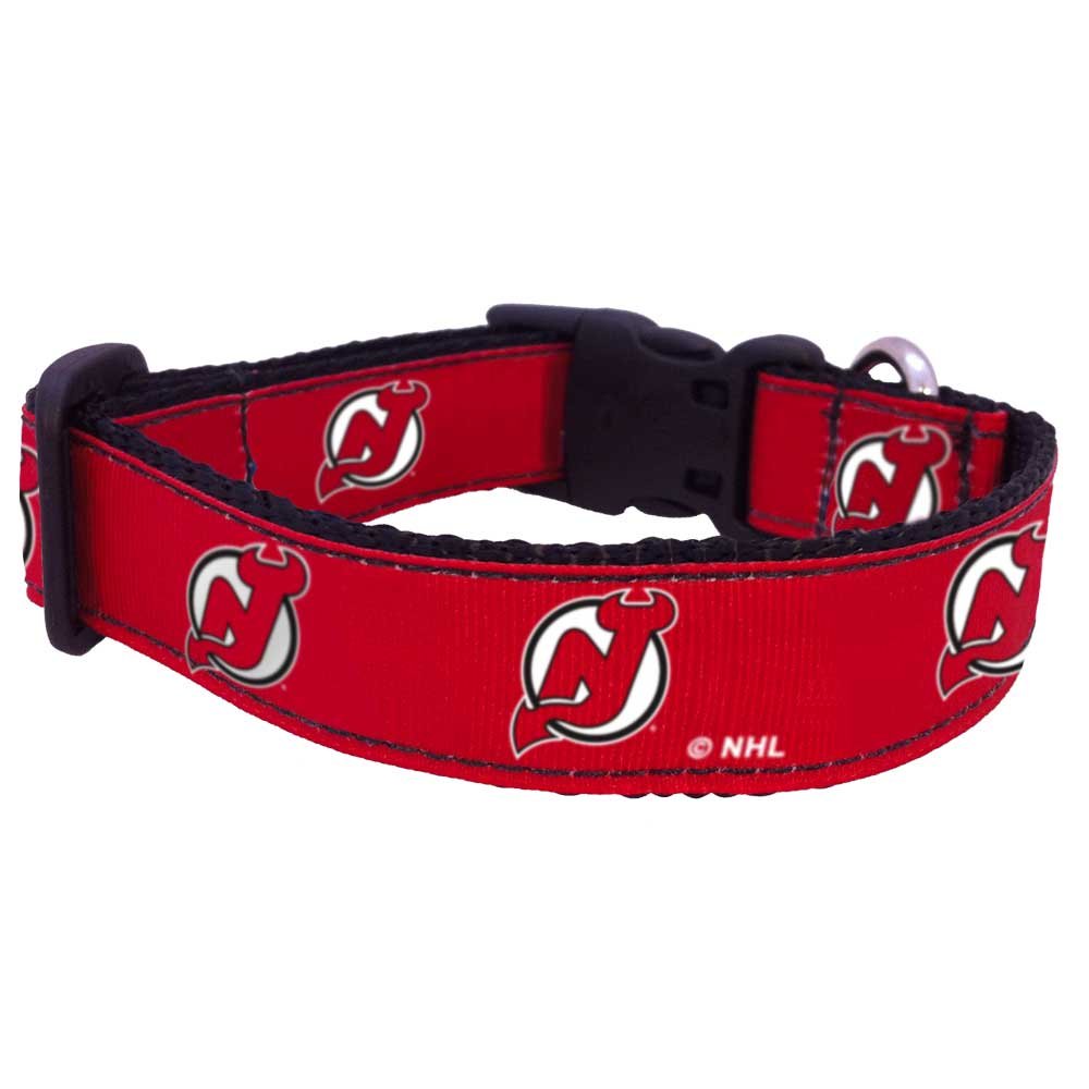 All Star DogsNHL Unisex NHL New Jersey Devils Dog Collar