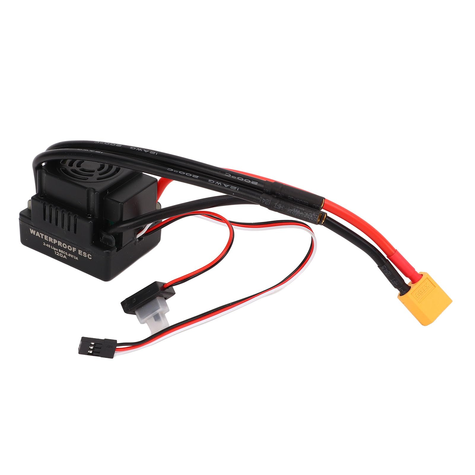 Alomejor Zestaw Silnika Bezszczotkowego RC 2650KV 120A ESC do Samochodu