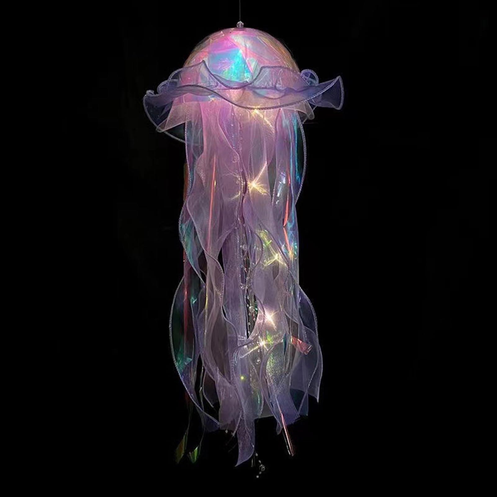 Fukamou Jellyfish Lantern Lamp | Colorful Jelly Fish Lamps,Atmosphere Lamp for Theme Decor, Decorations, Jellyfish Decoration