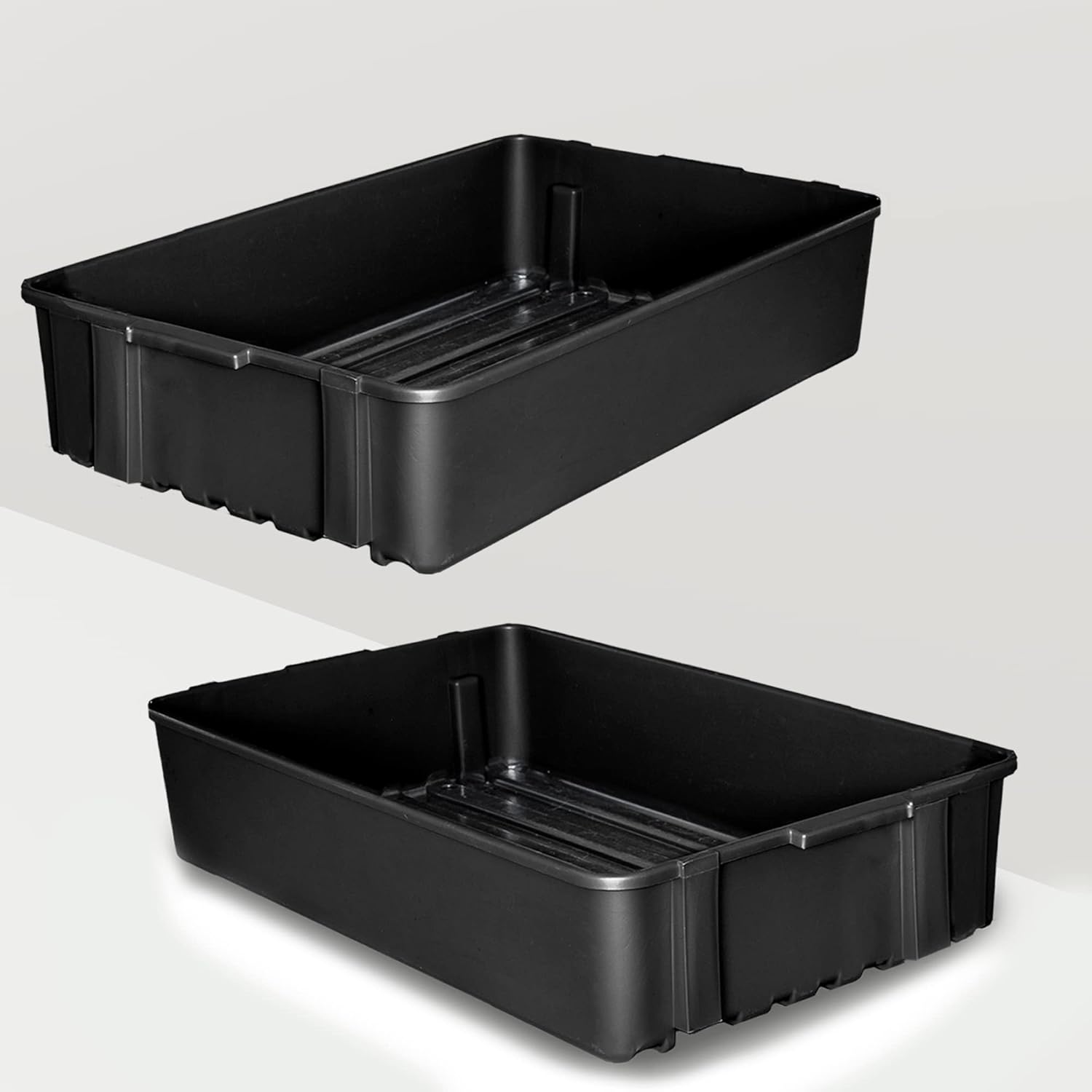 Amazon.com - Mighty Max Cart Plastic Stackable Storage Bins Totes ...