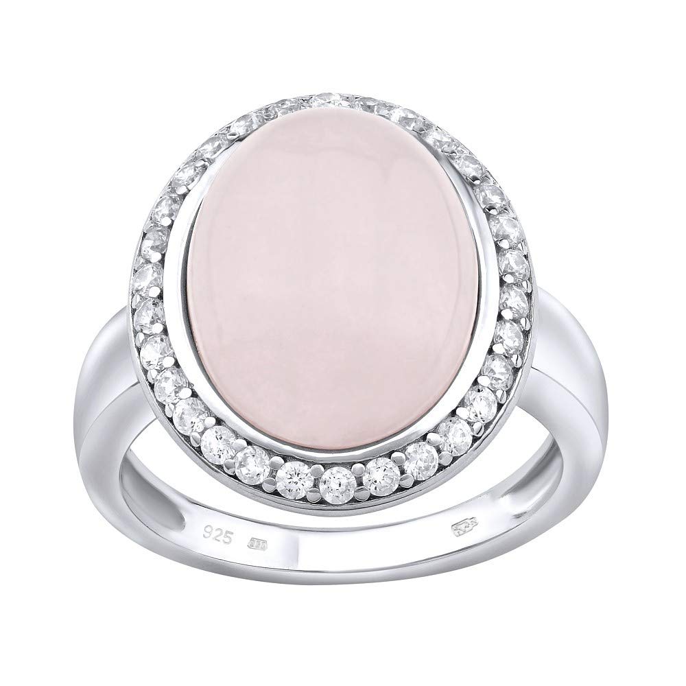 Orecchini Donna Bronzallure Cuore in Pietra Naturale in Golden Rosè