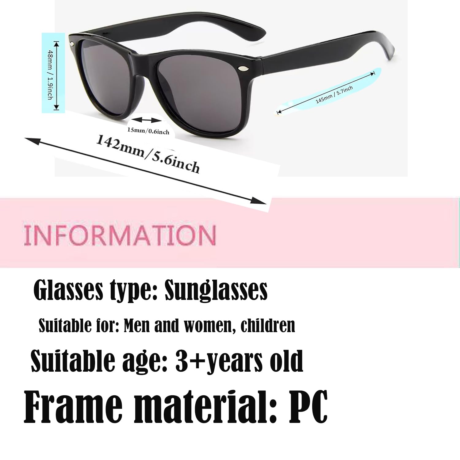 144 Stück 24 Farbe Neon Sonnenbrille, 80's Retro Stil Perfekte bunte Neuheit Sonnenbrille Set für Geburtstag Party Zubehör, Strand, Goody Bag Bevorzugungen für Kinder Erwachs