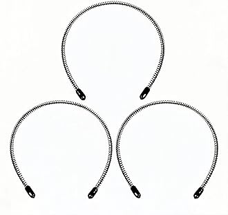 - Mens Metal Headband, Unisex Black Headbands for Women, Hair Bands for Women's Hair, Adjustable Metal Headband For Outdoor Sports And Daily Wear. (3 Pcs)