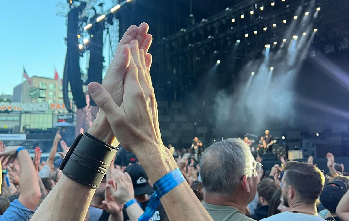 Anthology Gear Stylish Leather Cuff Bracelet Full Grain Wide Wristband For Men and Women (Unisex) - Image 4