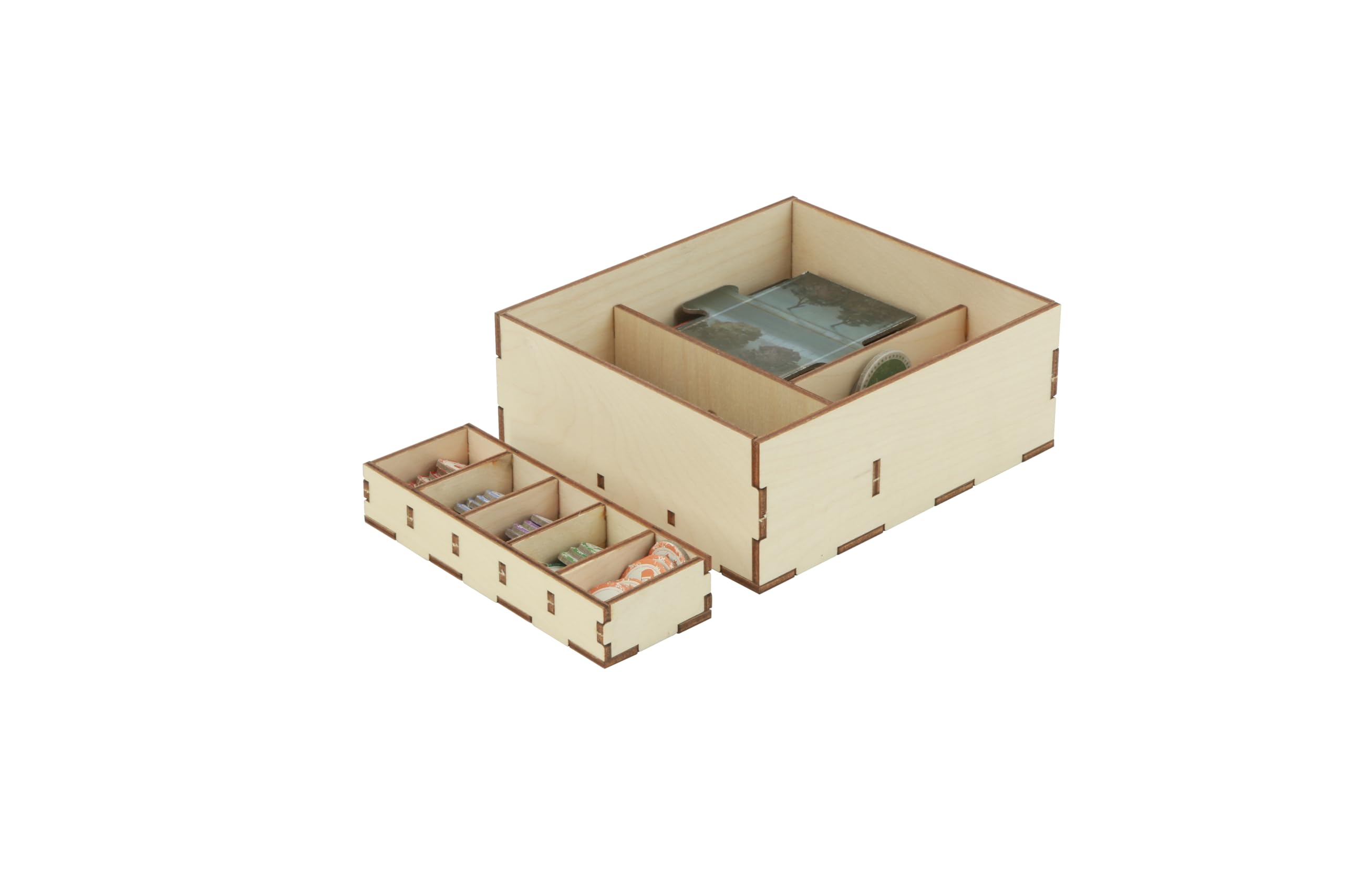 Amazon.com: The Broken Token Arkham Horror 3rd Edition Compatible Game  Organizer - Birch Wood Storage Box with Trays for Cards, Clues, Doom & More  - Compatible w/Dark Waves
