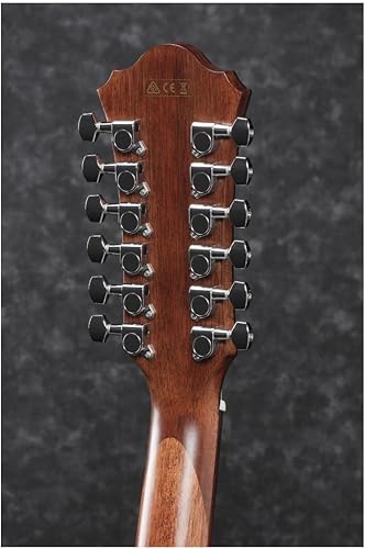 Miniatura 5 de Ibanez AE2912 Guitarra semi-acústica de 12 cuerdas, diapasón Katalox, natural bajo brillo