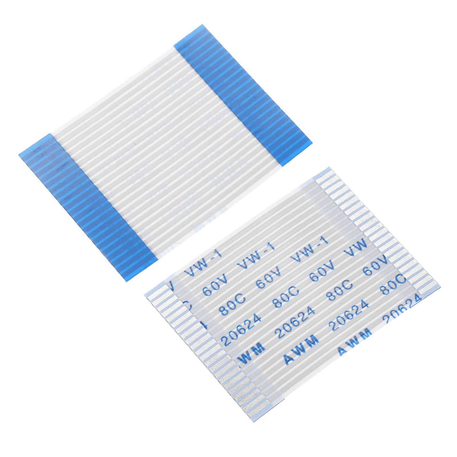 uxcell Flexible Flat Cable,30mm 1mm Pitch 22 Pins FPC FFC Flexible Ribbon Cable for LCD TV Car Audio DVD Player 10Pcs (A Type)