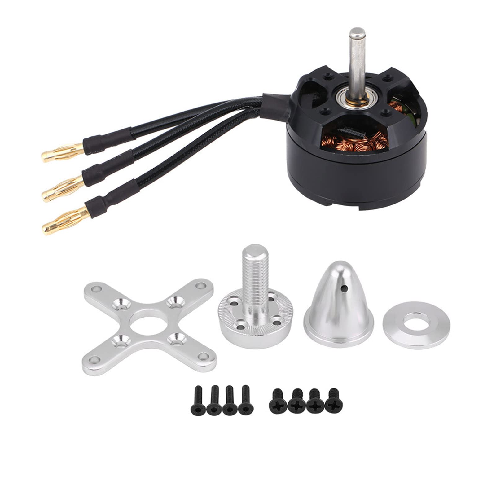 RC silnik CNC ze stopu aluminium, wysoka wydajność, 890 kV, do samolotów RC