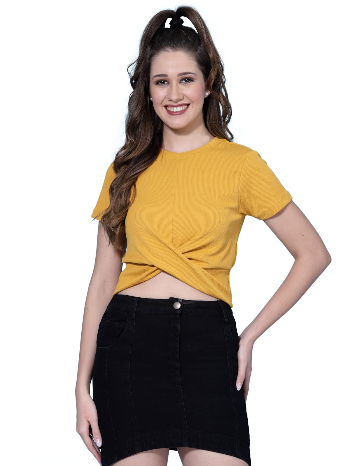 OOMPH! Women's Relaxed Fit Polyester Crop Tops mt593-image-23