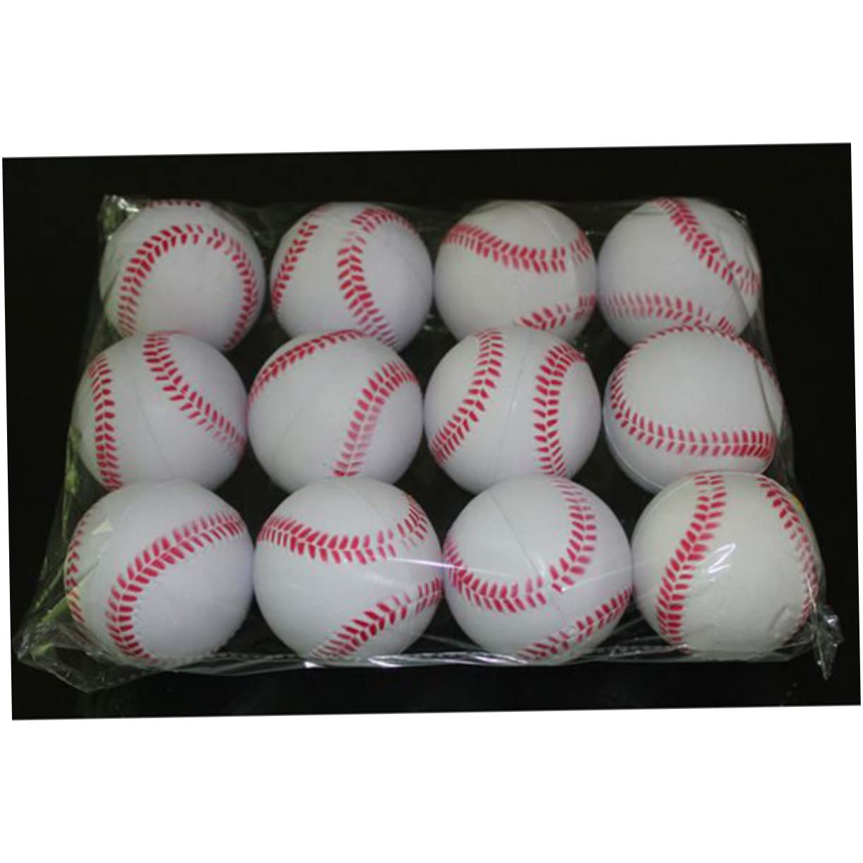 HANABASS Beginners Training Baseball Set 63mm Pu Softballs Safe for Boys and Girls Students