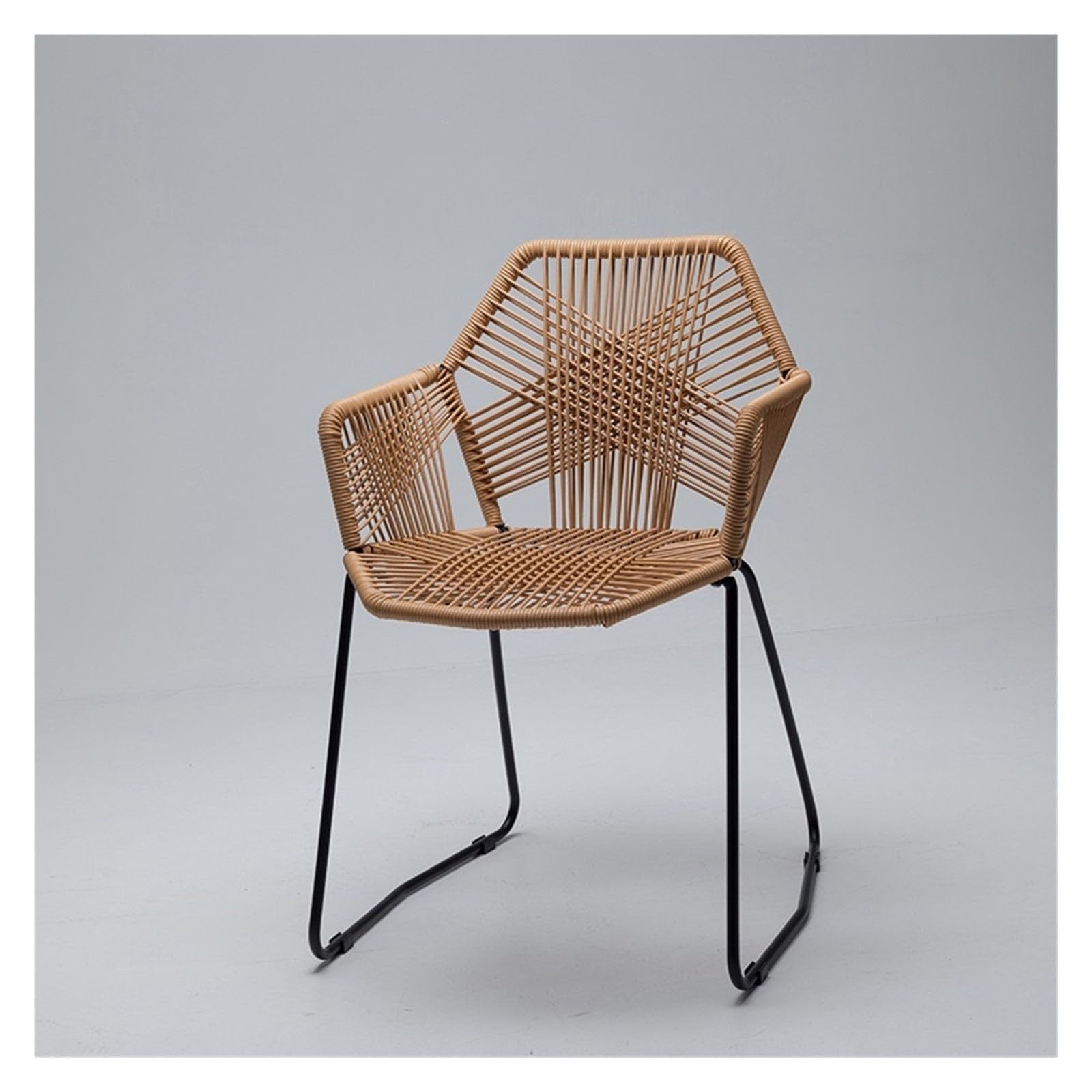 Chaise de jardin en rotin pour café, terrasse et salle à manger